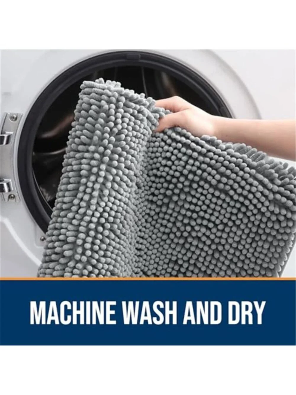 Dog Door Mat for Muddy Paws 30x20, Super Absorbent Chenille Mud Mat